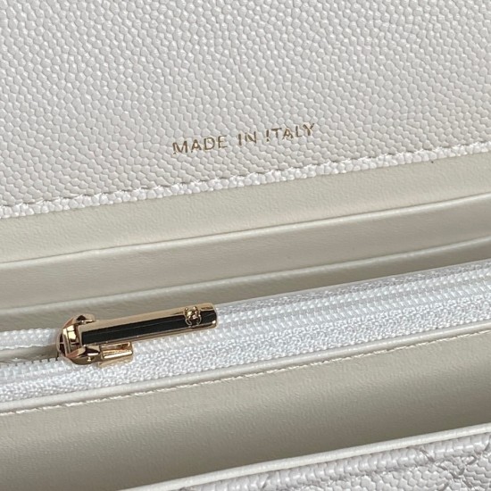 710 Chane1 25C Woc Organ Bag AP4402 Logo Tote Shoulder Calfskin Leather with Gold Metallic It's a fresh and stylish look with its classic design Every detail reveals sophistication and elegance Whether it's the iconic diamond plaid or the double C logo, i