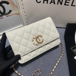 450 large explosive Chane AP1794 new imported cowhide fine ball pattern woc too love at a glance on the logo than the classic model of the larger half wear leather half wear gold chain is very delicate capacity do not worry about the loaded can be loaded 