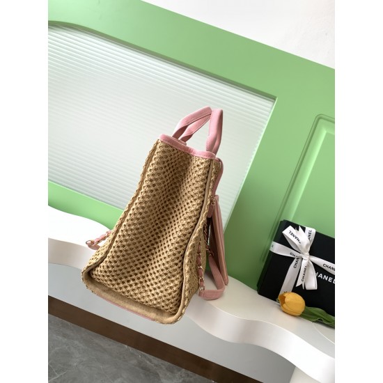 1100 25New Chane Beach Bag Shopper Are you excited Chanel TOTE BAG must have because it's high class because it's unique because it's durable and irrefutable versatile Model No. A66941 Size 38