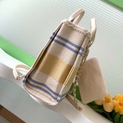 850 Chanel 25c Early Spring Beach Bag Yellow Super Holiday Medium Model No. AS3351 Size 34