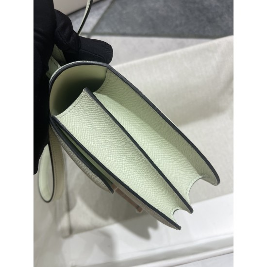 KangKang 19 palm print k bubble green silver buckle