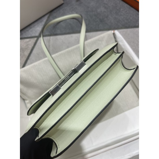 KangKang 19 palm print k bubble green silver buckle