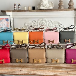 Kang Kang Stewardess Bag Collection Figure Constance 19cm epsom Palm Calfskin Locomotive Semi-Collector Waxed Stitching Lot 700