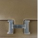 HERMES Constance Stewardess Bag New with Mirror 19 Kang Kang Elephant Gray Silver Buckle High-end Quality Epsom Cowhide Leather Handmade Waxed Thread Shoulder Crossbody Bag Mini Size 19154cm In stock Lot 700