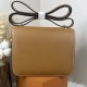HERMES Constance Stewardess Bag New with Mirror 19 Kang Kang Golden Brown Gold Buckle High-end Quality Epsom Cowhide Leather Handmade Waxed Line Shoulder Crossbody Bag Mini Size 19154cm In stock Lot 700