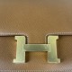 HERMES Constance Stewardess Bag New with Mirror 19 Kang Kang Golden Brown Gold Buckle High-end Quality Epsom Cowhide Leather Handmade Waxed Line Shoulder Crossbody Bag Mini Size 19154cm In stock Lot 700