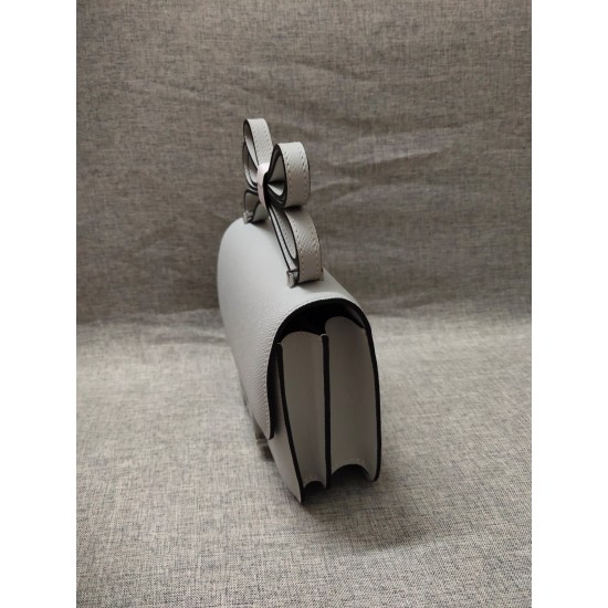 Virtual price tag chalice orchid constance converse stewardess bag 1823cm original epsom leather gold buckle silver half hand stitched sewing waxed thread lot 700