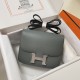Constance Kang Kang 19cm New Color Almond Green Silver Buckle Epsom Palm Leather