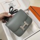 Constance Kang Kang 19cm New Color Almond Green Silver Buckle Epsom Palm Leather