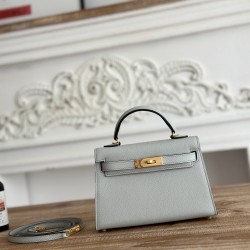 Kylie II mini color chalice orchid imported epsom leather semi-handmade hand-stitched waxed thread size 19cm Lot of 680