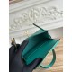 Kylie II mini color Verona green imported epsom leather semi-handmade hand-stitched waxed thread size 19cm Lot of 680