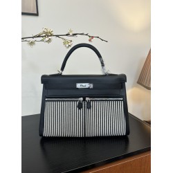 Kelly lakis kelly 2832 two sizes gold and silver buckle double zipper pocket design is also too chic ah swift leather half hand waxed stitching all stainless steel hardware subtle glossy feeling hand carry or shoulder carry is very elegant daily commuting
