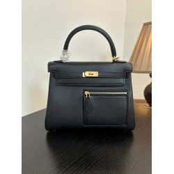 Kylie Colrmatic swift leather All steel hardware First issue single color King Kong Black Knight Classic atmosphere In stock 2528 gold and silver buckle batch 1600