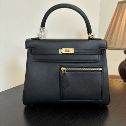 Kylie Colrmatic swift leather All steel hardware First issue single color King Kong Black Knight Classic atmosphere In stock 2528 gold and silver buckle batch 1600