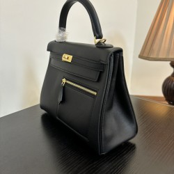 Kylie Colrmatic swift leather All steel hardware First issue single color King Kong Black Knight Classic atmosphere In stock 2528 gold and silver buckle batch 1600