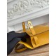 Kylie II mini color mustard yellow imported epsom leather semi-handmade hand-stitched waxed thread size 19cm Lot of 680