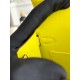 Kylie II mini color lemon yellow imported epsom leather semi-handmade hand sewing waxed thread size 19cm Lot of 680