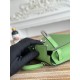 Kylie II mini color avocado green imported epsom leather semi-handmade hand-stitched waxed thread size 19cm Lot of 680