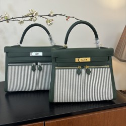 Kelly lakis kelly 2832 two sizes gold and silver buckle double zipper pocket design is also too chic ah swift leather half hand waxed stitching all stainless steel hardware subtle glossy feeling hand carry or shoulder carry is very elegant daily commuting