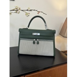 Kelly lakis kelly 2832 two sizes gold and silver buckle double zipper pocket design is also too chic ah swift leather half hand waxed stitching all stainless steel hardware subtle glossy feeling hand carry or shoulder carry is very elegant daily commuting