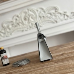 Kylie II mini color chalice orchid imported epsom leather semi-handmade hand-stitched waxed thread size 19cm Lot of 680