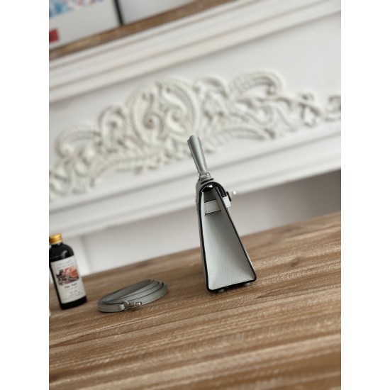 Kylie II mini color chalice orchid imported epsom leather semi-handmade hand-stitched waxed thread size 19cm Lot of 680