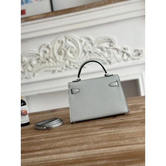 Kylie II mini color chalice orchid imported epsom leather semi-handmade hand-stitched waxed thread size 19cm Lot of 680