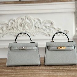 Kylie II mini color chalice orchid imported epsom leather semi-handmade hand-stitched waxed thread size 19cm Lot of 680