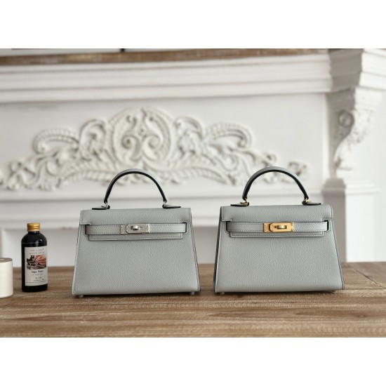 Kylie II mini color chalice orchid imported epsom leather semi-handmade hand-stitched waxed thread size 19cm Lot of 680