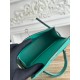Kylie II mini color Verona green imported epsom leather semi-handmade hand-stitched waxed thread size 19cm Lot of 680