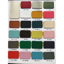 Hermes Custom Color Cards TOGO Leather