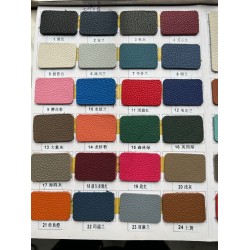 Hermes Custom Color Cards TOGO Leather