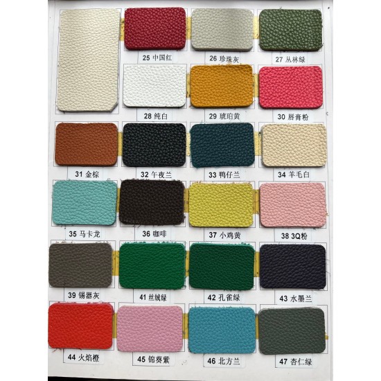 Hermes Custom Color Cards TOGO Leather