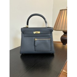 Kylie Colrmatic swift leather All-steel hardware First release single color Bullying slate gray Black horse in this year's color card In stock 2528 gold and silver buckle