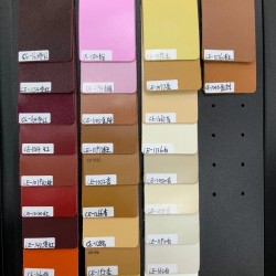 Box Leather Color Card
