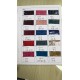 Customized crocodile skin color card