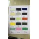 Customized crocodile skin color card