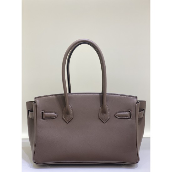 Lot 1111 New Mini Shoulder Birkin 29Cm Swift Plain Leather The overall body of the bag is lightweight, combining smart and soft, more suitable for daily use