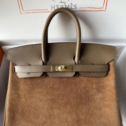 birkin 25cm suede in stock lot 1600