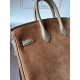 birkin 25cm suede in stock lot 1600
