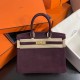Birkin 30cm Suede 57 Bordeaux Bordeaux Wine Red Ghw Handmade Beeswax Thread Sewing Casual Lazy Soft Soft Sticky Too Gentle Too Temperament Very Suitable For Fall And Winter Season Batch 1600