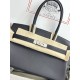 Lot 1111 shoulder birkin swift black 89 black color scheme is very suitable for modern urban beauty style high class feeling