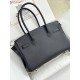 Lot 1111 shoulder birkin swift black 89 black color scheme is very suitable for modern urban beauty style high class feeling