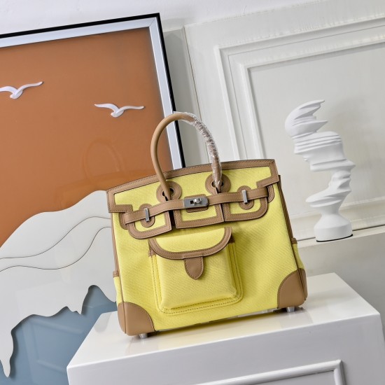 New platinum models cargo series 25 size swift leather spell canvas silver buckle Europe and the United States fashion hand-stitched wax line all steel hardware private customization batch 1600