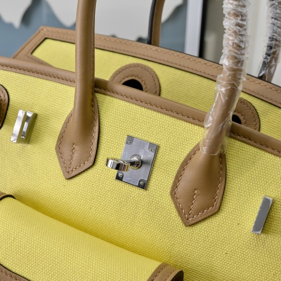 New platinum models cargo series 25 size swift leather spell canvas silver buckle Europe and the United States fashion hand-stitched wax line all steel hardware private customization batch 1600