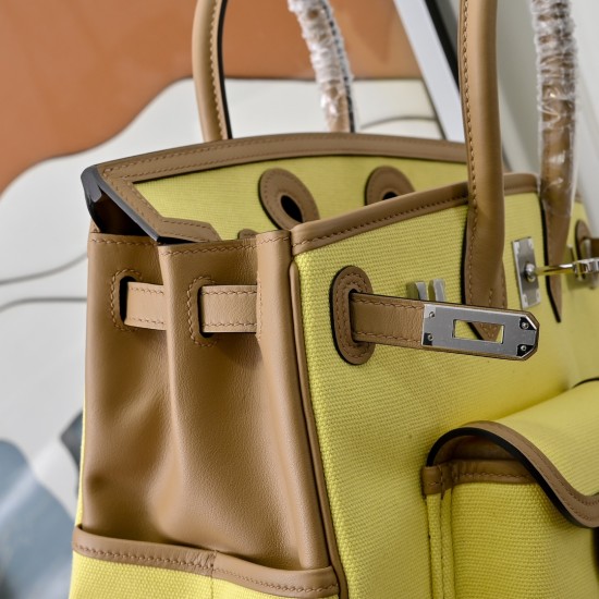 New platinum models cargo series 25 size swift leather spell canvas silver buckle Europe and the United States fashion hand-stitched wax line all steel hardware private customization batch 1600