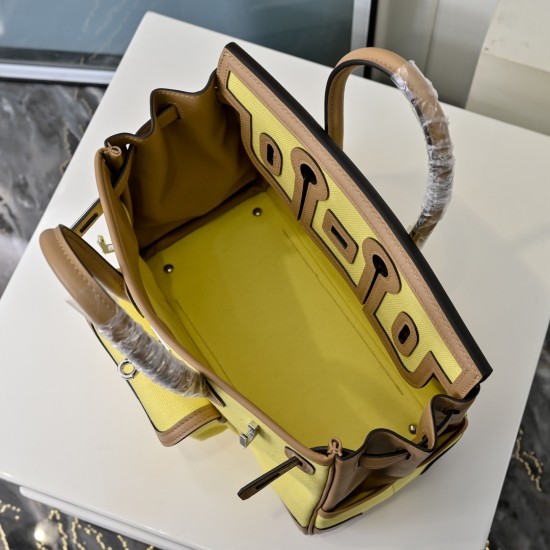 New platinum models cargo series 25 size swift leather spell canvas silver buckle Europe and the United States fashion hand-stitched wax line all steel hardware private customization batch 1600