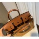 New Birkin Platinum 30cm Original imported suede Swift leather gold brown gold buckle counter synchronization handmade beeswax thread sewing pure steel hardware high-end custom batch 1600