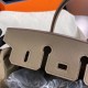 New Birkin Platinum 25cm Original Imported Suede Swift Leather Elephant Gray Silver Buckle Counter synchronization Handmade beeswax thread sewing Pure steel hardware High-end customized batch 1600