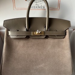 birkin 25cm suede in stock lot 1600